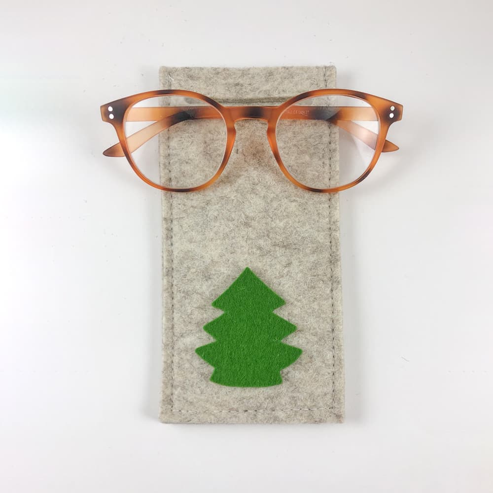 Funda de gafas navideña ideal para proteger tus gafas en navidad